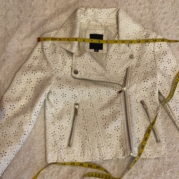 ✨ME JANE leather white jacket - Picture 4 of 11